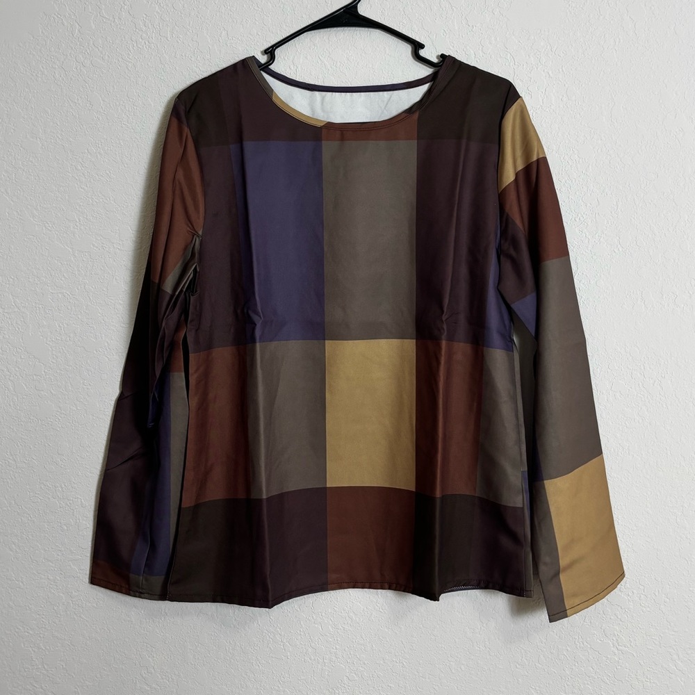 Plaid Women's Set. Size M